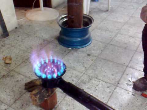 55 Quemadores industriales de gas Modelo 7 vertical